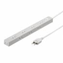 サンワサプライ TAP-SPSLIM8N-2 スリム雷ガードタップ（2m）