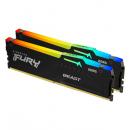 Kingston KF564C32BBAK2-64 64GB DDR5 6400MT/s CL32 DIMM (Kit of 2) FURY Beast RGB XMP