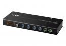 ATEN US3384I 8×4ポート USB3.2 Gen1 業務用デバイス共有器（4入力）