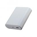 ELECOM DE-C55L-9000LGY モバイルバッテリー/ナトリウムイオン電池/USB PD/45W/9000mAh/USB Type-C入出力1ポート/USB-A出力1ポート/ライトグレー