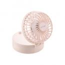 ELECOM FAN-U251PN USB扇風機/ハンズフリー/3way/ミラー付/スタンド機能付/ストラップ付/Type-C充電/ピンク