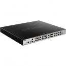D-Link(ディーリンク) DGS-3630-28PCMI/A2 ギガビットL3スタッカブルスイッチ、PoE+対応（最大370W給電）、10/100/1000BASE-Tポート×24（SFPコンボスロット×4）、10G SFP+スロット×4、MPLSイメージ（MI）