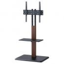 【法人様宛限定】ハヤミ工産 KF-360M テレビスタンド/自立/ダークブラウン木目調 KFシリーズ ～65V型対応