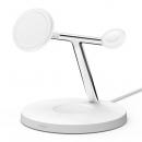 【法人様宛限定】Belkin WIZ017dqWH BOOST↑CHARGE PRO MagSafe 3-in-1 ワイヤレス充電スタンド 15W ホワイト