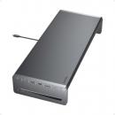 【法人様宛限定】ANKER  A83760Z1 Anker USB-C ハブ (10-in-1 Monitor Stand) ダークグレー