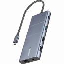 【法人様宛限定】ANKER  A83880A1 Anker 565 USB-C ハブ (11-in-1) 10Gbps高速データ転送 4K HDMI DisplayPort 100W USB PD対応 USB3.2 Gen2 USB-C USB-A USB2.0 1Gbpsイーサネット microSD&SD (グレー)