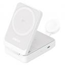 【法人様宛限定】ANKER  B2557N21 Anker MagGo Wireless Charging Station (15W、Foldable 3-in-1) bundle cable and charger - White