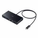 サンワサプライ USB-DKM10BK USB Type-Cドッキングステーション