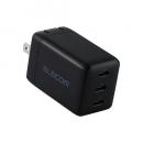 ELECOM MPA-AC11267BK ノートPC用ACアダプター/USB充電器/USB PD/67W/USB-C×3/スイングプラグ/ブラック