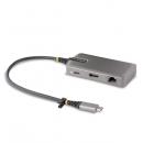 StarTech.com 103B-USBC-MULTIPORT マルチポートアダプター/USB-C接続/シングルモニター/4K60HzHDMI/100WUSBPDパススルー/2xUSB3.0ハブ