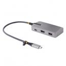 StarTech.com 104B-USBC-MULTIPORT マルチポートアダプター/USB-C接続/シングルモニター/4K60HzHDMI/100WUSBPDパススルー/3xUSB3.0ハブ