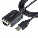 StarTech.com 1P3FPC-USB-SERIAL USB-RS232Cシリアル変換ケーブル/USB2.0/91cm/COMポート番号保持機能/USBType-Aオス・DB9オス/Windows&macOS/USB-D-Sub9ピン変換アダプター