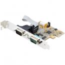 StarTech.com 21050-PC-SERIAL-CARD RS232Cシリアルアダプターカード/PCIExpress/2ポート/16C1050UART/標準&ロープロファイルブラケット/COM番号保持機能/Windows&Linux
