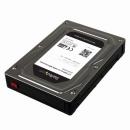 StarTech.com 25SAT35HDD HDD/SSD用2.5インチ-3.5インチSATAハードドライブ変換ケース(アルミ製)最大高さ12.5mmSATA1.0/2.0/3.0対応