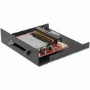 StarTech.com 35BAYCF2IDE CFカード-IDE変換アダプタIDE40ピン/44ピン接続コンパクトフラッシュカードリーダー3.5インチベイ/PCI拡張スロットに設置可能