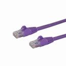 StarTech.com 45PAT7MPL カテゴリ5eLANケーブル7mパープルツメ折れ防止RJ45コネクタCat5eUTPイーサネットケーブル