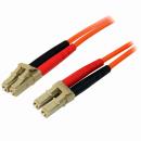 StarTech.com 50FIBLCLC5 光ファイバーケーブル5mLSZH対応パッチコードOM2仕様準拠マルチモードコア径50ミクロン/芯径125ミクロン2芯LC-LCコネクタ