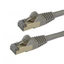 StarTech.com 6ASPAT150CMGR カテゴリー6aLANケーブル1.5mグレーツメ折れ防止RJ45コネクタ10ギガビット対応CAT6aケーブル