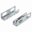 StarTech.com BRACKET 3.5インチHDD変換マウンタ5インチベイ固定用3.5インチハードディスク専用マウンタシルバーメタルブラケット