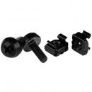 StarTech.com CABSCREWM52B M5ネジ(12mm)&ケージナット(100セット)ブラック