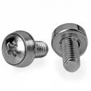 StarTech.com CABSCREWSM62 M6ネジ(12mm)100個ブラック