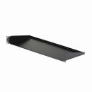 StarTech.com CABSHELF1U 1U奥行き7インチユニバーサル固定式ラックマウント型棚板/収納棚耐荷重15kg1.6mm冷延鋼板使用