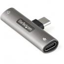 StarTech.com CDP235APDM USBType-Cイヤホンジャック変換アダプタ/60WPD同時充電対応/USB-Cオーディオアダプタ