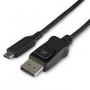 StarTech.com CDP2DP141MB USB-C-DisplayPort変換アダプタケーブル1m8K/30Hz対応HBR3USBType-C専用ディスプレイアダプタThunderbolt3互換
