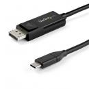 StarTech.com CDP2DP141MBD USBType-C-DisplayPort1.4変換ケーブル1m双方向対応8K/30HzHBR3Thunderbolt3互換アダプタ