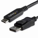 StarTech.com CDP2DP146B USB-C-DisplayPort変換アダプタケーブル1.8m8K/30Hz対応HBR3USBType-C専用ディスプレイアダプタThunderbolt3互換