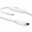 StarTech.com CDP2DPMM3MW USB-C-DisplayPortディスプレイ変換ケーブルUSBType-C-ディスプレイポート変換アダプタ3m4K/60Hzホワイト