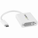 StarTech.com CDP2DVIW USBType-C-DVI変換アダプタ(ホワイト)USB-Cポート搭載MacBook/ChromebookPixelに対応