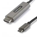StarTech.com CDP2HDMM4MH USB-C-HDMI変換ケーブル/4m/4K60Hz/HDR10/UHD対応USBType-CtoHDMI2.0b変換アダプター/Typec-HDMI交換ケーブル/DP1.4オルタネートモード/HBR3