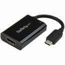 StarTech.com CDP2HDUCP USBType-C接続HDMIディスプレイ変換アダプタ4K/60HzThunderbolt3互換60WUSBPowerDelivery