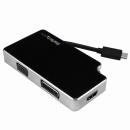 StarTech.com CDPVGDVHDB USBType-C接続トラベルA/Vアダプタ3イン1USB-C-VGA/DVI/HDMI変換アダプタ4K対応