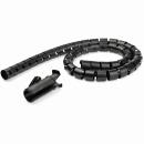 StarTech.com CMSCOILED ケーブルまとめスパイラルチューブ1.5m直径25mmケーブル挿入具付属