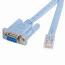 StarTech.com DB9CONCABL6 1.8mRJ45-DB9CiscoコンソールケーブルRJ45オスーD-Sub9ピンメスシスコルータ用ケーブル