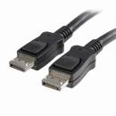 StarTech.com DISPL3M ラッチ付きDisplayPort1.2ケーブル3mディスプレイポート/DPモニターケーブル4K(オス/オス)ブラック