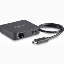 StarTech.com DKT30CHD USBType-C接続マルチアダプタ1x4KHDMI1xギガビット有線LAN1xUSB-C1xUSB-A