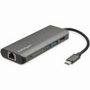 StarTech.com DKT30CSDHPD3 USBType-C接続マルチアダプタSDカードリーダー/USBPD3.0/4KHDMI/ギガビット有線LAN/2xUSB3.0USBType-Cミニドック