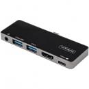 StarTech.com DKT30ICHPD USBType-Cマルチ変換アダプター/直挿しタイプ/USB-Cマルチハブ/4K60HzHDMI2.0/100WUSBPD/USB3.0ハブ(2xUSB-A)/3.5mmステレオミニ/タイプCトラベルドック