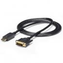StarTech.com DP2DVI2MM6 DisplayPort-DVI変換ケーブル1.8mディスプレイポートオスDVI-D(25ピン)オスDP-DVIケーブル1920x1200ブラック