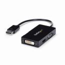 StarTech.com DP2VGDVHD DisplayPort-VGA/DVI/HDMI変換アダプタスリーインワン・ディスプレイポート/DP変換ケーブル1920x1200/1080pブラック