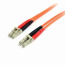 StarTech.com FIBLCLC2 光ファイバーケーブル2mLSZH対応パッチコードOM1仕様準拠マルチモードコア径62.5ミクロン/芯径125ミクロン2芯LC-LCコネクタ