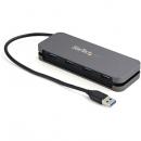 StarTech.com HB30AM4AB 4ポートUSB3.0ハブ/USB-A-4xUSB-A/SuperSpeed5GbpsUSB3.1Gen1対応Type-Aハブ/USBバスパワー/28cmケーブル