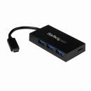 StarTech.com HB30C3A1CFB USB-C接続4ポートUSB3.0ハブUSBA3ポート/USB-C1ポート搭載HUBUSB3.1Gen1対応Type-Cコネクタ使用5Gbps