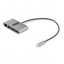 StarTech.com HB30C3A1GEA2 USB3.0ハブ/Type-C接続/有線LANアダプター内蔵/USB3.2Gen15Gbps/3xUSB-A/バスパワー/30cmホストケーブル/USB-C-USB-Aハブ/USB-Cスプリッター
