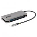 StarTech.com HB31CM1A3CB USB-Cハブ/4ポート/1xUSB-A&3xUSB-C/10GbpsUSB3.1/3.2Gen2/Thunderbolt3/4対応/バスパワー