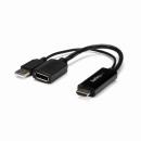 StarTech.com HD2DP HDMI-DisplayPort変換アダプタUSBバスパワー対応4K解像度入力：HDMI(オス)-出力：ディスプレイポート/DP(メス)USB延長ケーブル付属