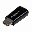 StarTech.com HD2VGAMICRO コンパクトHDMI-VGA変換アダプタ/コンバータ(Chromebook/Ultrabook/ノートパソコンに最適)HDMIオス-アナログRGB(D-Sub15ピン)メス変換コネクタ1920x1200/1080p